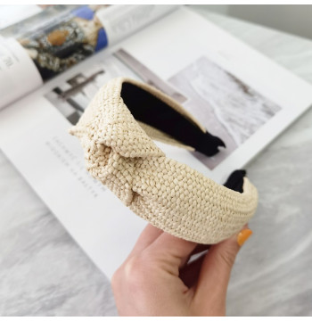 Opaska turban wiklinowa pleciona O286K