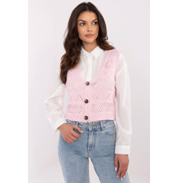 Kamizelka Model D93076J90849A Light Pink - Sublevel