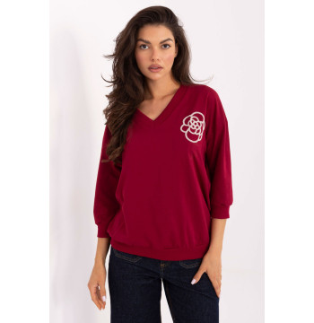 Bluzka Model RV-BZ-A891.21P Bordo - Relevance