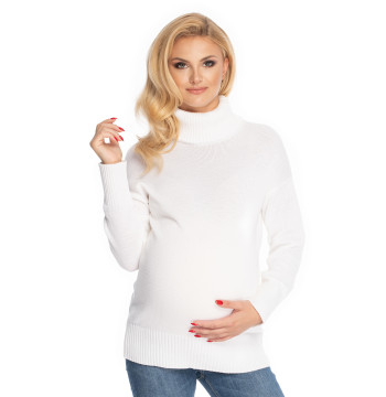 Golf Damski Model 70037 Cream - PeeKaBoo