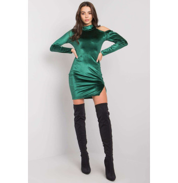 Sukienka Model RV-SK-7344.66 Dark Green - Rue Paris