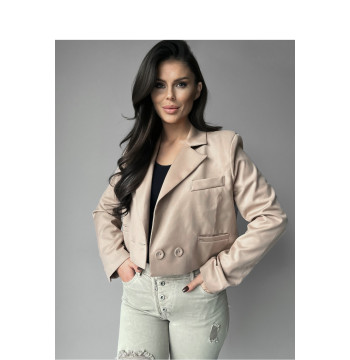 Żakiet Model CXP1200 Beige cxp1200.beige - By o la la