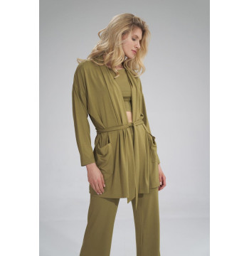 Bluza Damska Model M750 Light Oliwka - Figl