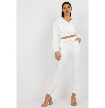 Spodnie Komplet Model EM-KMPL-747.06P Ecru - Ex Moda