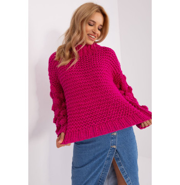Sweter Damski Model AT-SW-2382.97P Fuksja - AT