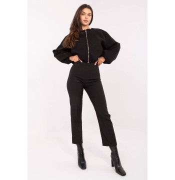 Spodnie Damskie Model IT-SP-FL9069.00 Black - Rue Paris
