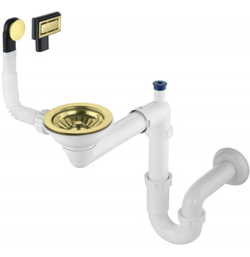 Syfon do zlewozmywaka granitowego 1-komorowego - Space-Saver