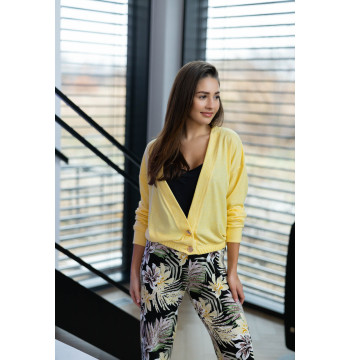 Sweter Kardigan Model Marika Yellow - Sensis
