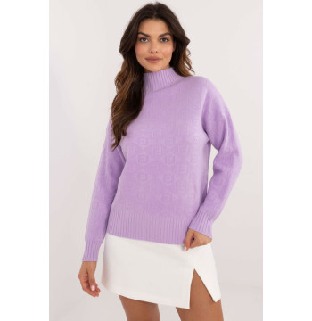 Sweter Damski Model AT-SW-2339.54 Light Violet - AT
