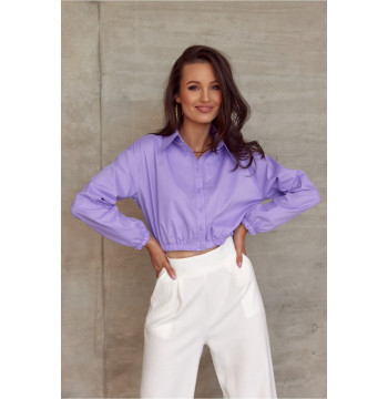 Koszula Damska Model FIO BLU0160 Violet - Roco Fashion