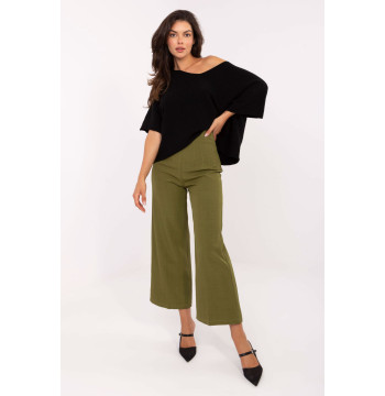 Spodnie Damskie Model IT-SP-FL9068.96 Olive - Rue Paris