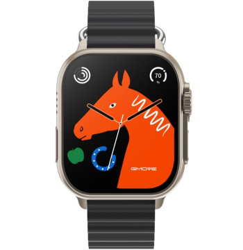 Smartwatch Męski RUBICON RNCF17 Tytan/Black SMARUB268