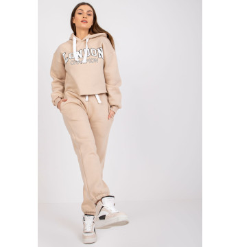 Spodnie Komplet Model EM-KMPL-720.01 White/Beige - Ex Moda