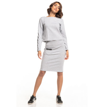 Bluza Damska Model T328/2 Light Grey - Tessita