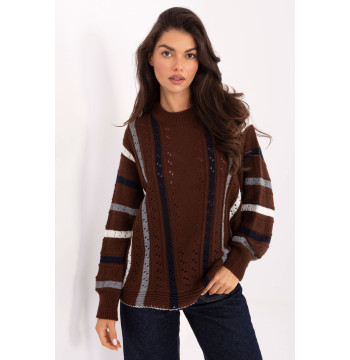 Sweter Damski Model IT-SW-93115.13 Brown - Factory Price