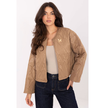 Kurtka Damska Model IT-KR-FL8357.82 Camel - Rue Paris