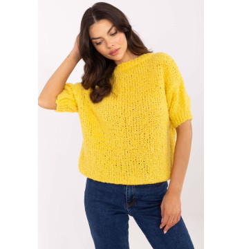Sweter Damski Model MI-SW-2701.23 Yellow - Italy Moda