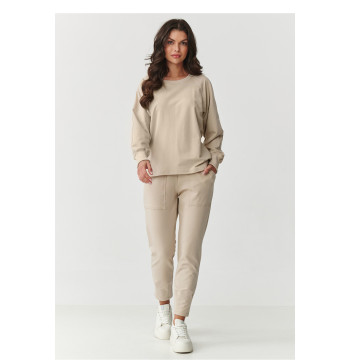 Spodnie Komplet Model M888 Light Beige - Makadamia