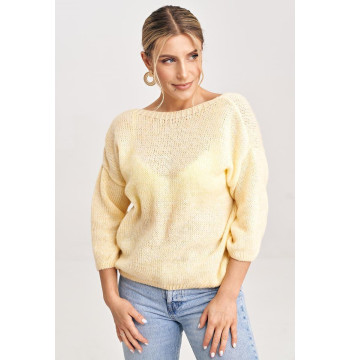 Sweter Damski Model M993 Yellow - Figl