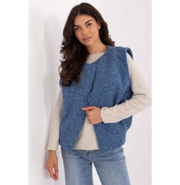 Kamizelka Model IT-KZ-FL9622.29P Blue - Rue Paris
