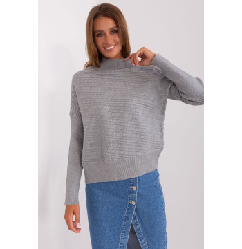 Sweter Damski Model AT-SW-2368.36X Grey - AT