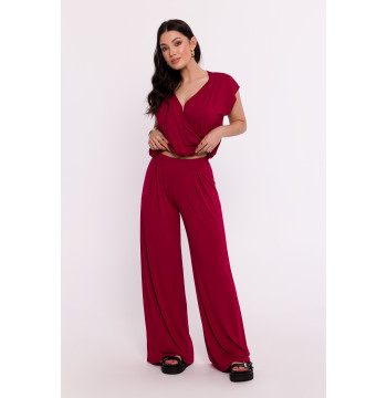 Spodnie Damskie Model B289 Bordo - BeWear