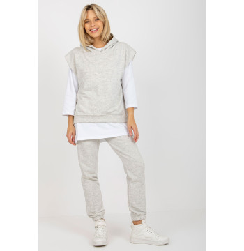Spodnie Komplet Model EM-KMPL-764.64 Light Grey - Ex Moda