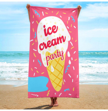 Ręcznik plażowy prostokątny ICE CREAM PARTY 150x70 REC54WZ3