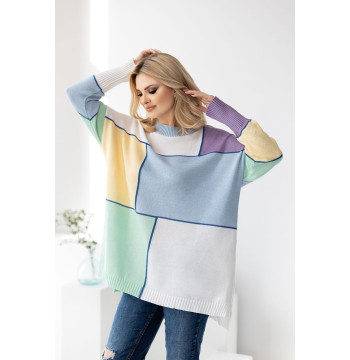 Sweter Damski Model 30089 Błękit - PeeKaBoo