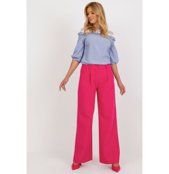 Spodnie Damskie Model DHJ-SP-15679-1.30X Dark Pink - Italy Moda