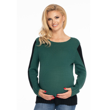 Sweter Damski Model 70038 Forest Green - PeeKaBoo