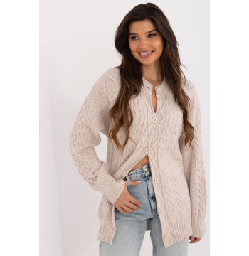 Sweter Damski Model AT-SW-23525.21 Beige - AT
