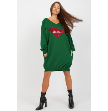 Bluza Damska Model VI-BL-3113.73P Dark Green - Factory Price