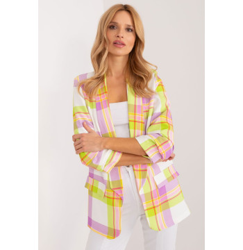Marynarka Model DHJ-MA-18922.43 Limonka - Italy Moda