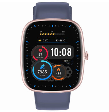 Smartwatch Damski GRAVITY GT18-3 Różowy Pasek Silikonowy + Granatowy Pasek