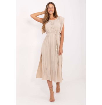 Sukienka Model DHJ-SK-21309.96 Beige - Italy Moda