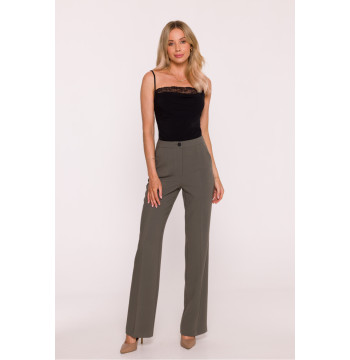 Spodnie Damskie Model S418 Khaki - Stylove