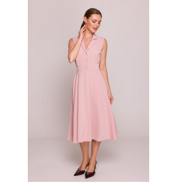 Sukienka Model S409 Powder Pink - Stylove
