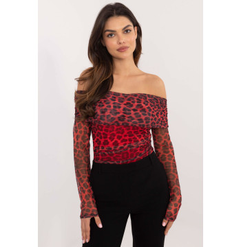 Bluzka Model DHJ-BZ-18701.59 Red - Italy Moda