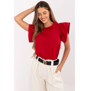 Bluzka Model LK-BZ-506781-1.12 Red - Lakerta