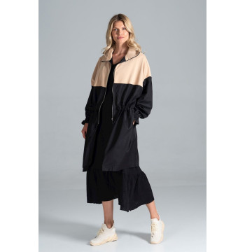 Płaszcz Model M817 Black/Beige - Figl