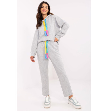 Spodnie Komplet Model DHJ-KMPL-20335.44 Grey - Italy Moda