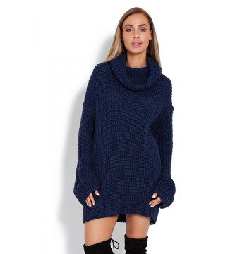 Golf Damski Model 70012 Petrol Navy - PeeKaBoo