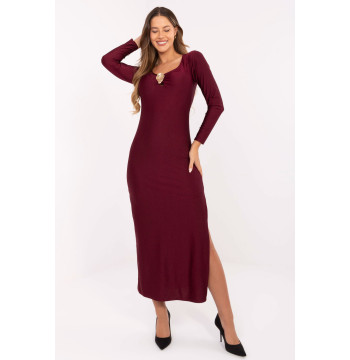 Sukienka Model IT-SK-21619.97 Bordo - Italy Moda