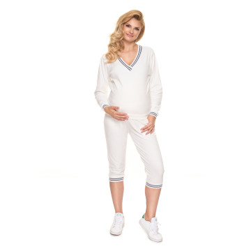 Spodnie Dres Model 0202 Cream - PeeKaBoo