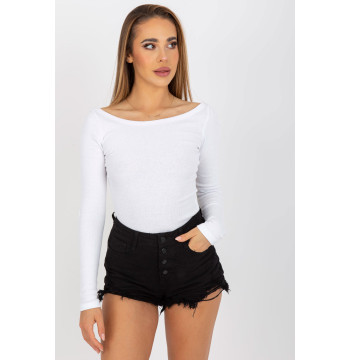 Bluzka Model RV-BZ-8021.23 White - Rue Paris