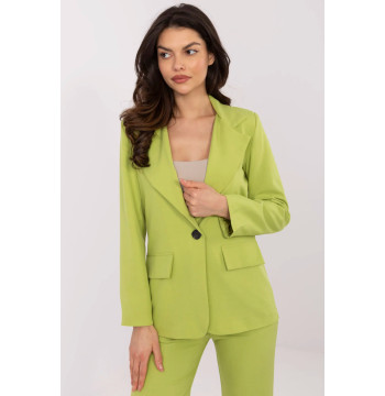 Marynarka Model DHJ-MA-18736.12 Limonka - Italy Moda