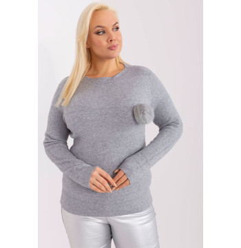 Sweter Damski Model PM-SW-PM-3706.10X Grey - Factory Price