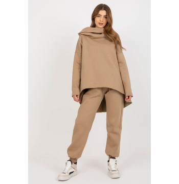 Spodnie Komplet Model EM-KMPL-632.13 Dark Beige - Ex Moda