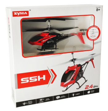Helikopter zdalnie sterowany na pilota RC SYMA S5H 2.4GHz RTF czerwony